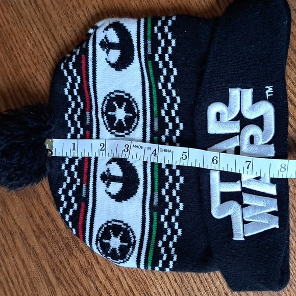 STARS WARS BLACK STOCKING HAT ONE SIZE FITS MOST. - Picture 5 of 8